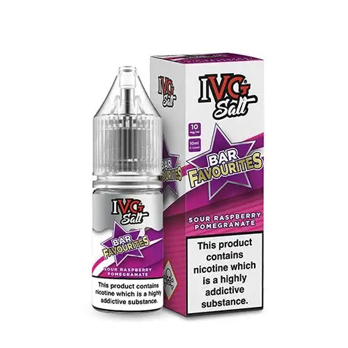 IVG Salt Bar Favourites Sour Raspberry Pomegranate Nic Salt