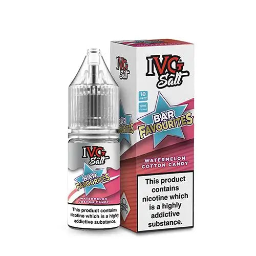 IVG Salt Bar Favourites Watermelon Cotton Candy Nic Salt