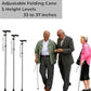 Walking Stick, Heavy Duty Durable & Folding Walking Sticks for Men, Extendable Walking Sticks for Women, Disability Aids Folding Walking Sticks for Ladies