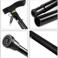 Foldable Lightweight Walking Aid for Men & Women, Collapsible Walking Canes, Adjustable Folding Walking Stick, Aluminium Mobility Aid For Ladies - Black