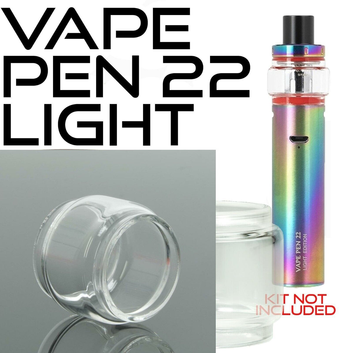 x1 SMOK Bubble Glass for Tanks Kits All Vape Models UK Free & same Day Dispatch