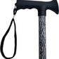 Luxury Ladies Engraved Etched Adjustable Walking Stick Cane with Soft Grip Gel Ergonomic Handle for Women - 25.5” – 35.5”