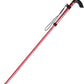 Foldable Lightweight Walking Aid for Men & Women, Collapsible Walking Canes, Adjustable Folding Walking Stick, Aluminium Mobility Aid For Ladies - Red