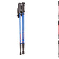 Pair of Anti-Shock Trekking Poles - Enhance Stability and Comfort in Your Outdoor Adventures - Lightweight, Adjustable Trekking Poles for Hiking, Camping & Backpacking - Walking Sticks w/Cork Grip and Padded Strap - Black, Pink, Navy, Red