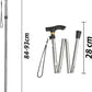 Walking Stick, Heavy Duty Durable & Folding Walking Sticks for Men, Extendable Walking Sticks for Women, Disability Aids Folding Walking Sticks for Ladies