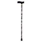 Easy Folding Walking Sticks for Ladies, Men - Floral Design Folding Extendable Walking Sticks for Men Disabled - Adjustable Height Lightweight Walking Canes for Women Collapsible Walking Stick