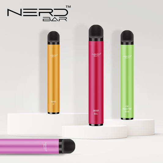 NERD BAR 650 Pen - 20mg Nicotine Strength - 650 Puffs - 550mAh Battery