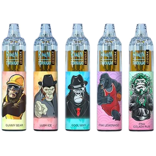 RandM Tornado 7000 Vape Puff R & M Bars