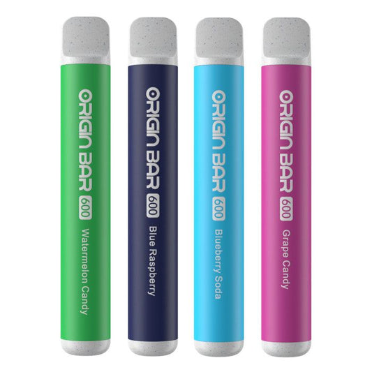Aspire Origin Bar 600 Vape - 20mg Nicotine Strength - 1.2Ω Resistance - 400mAh Battery