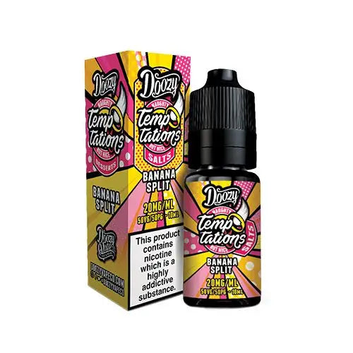Doozy Temptations Banana Split Nic Salt
