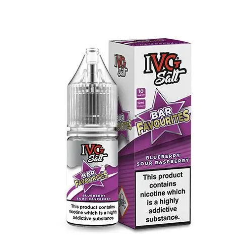 IVG Salt Bar Favourites Blueberry Sour Raspberry Nic Salt
