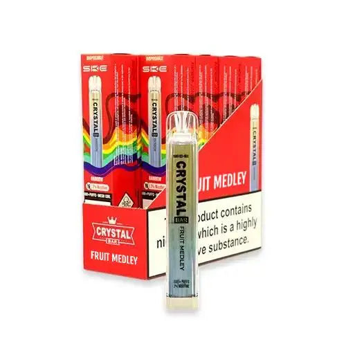 CRYSTAL Bar Vape E-Cig 2ml 2% Nic Salt - Pack of 10