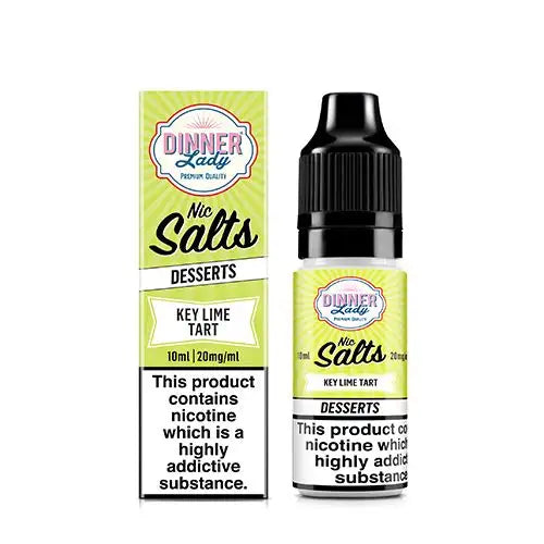 Dinner Lady Key Lime Tart Nic Salt