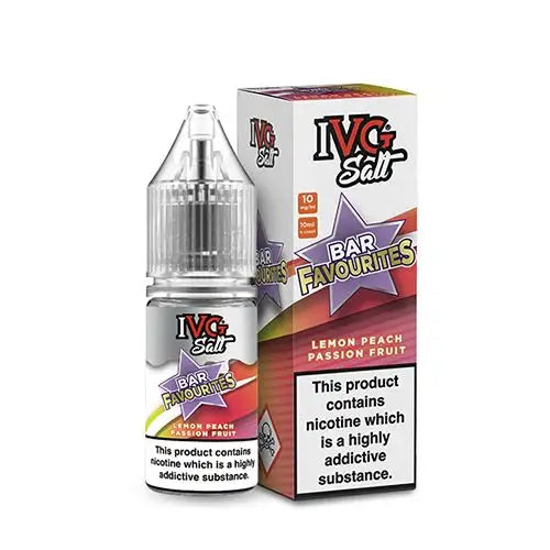 IVG Salt Bar Favourites Lemon Peach Passion Fruit Nic Salt
