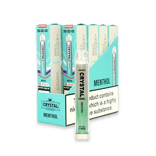 CRYSTAL Bar Vape E-Cig 2ml 2% Nic Salt - Pack of 10