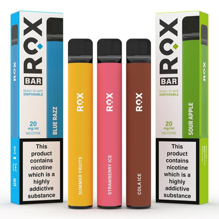 Rox Bar Vape - 20mg Nicotine Strength - Up to 600 puffs