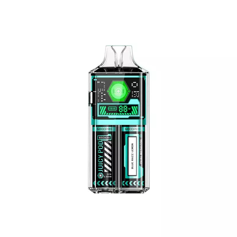 Juicy Pod Good Pro 6000 Vape Pod – 6000 Puffs, 650mAh Rechargeable Battery, 2ml Pod & 10ml, 20mg Nic Salt, MTL Vaping