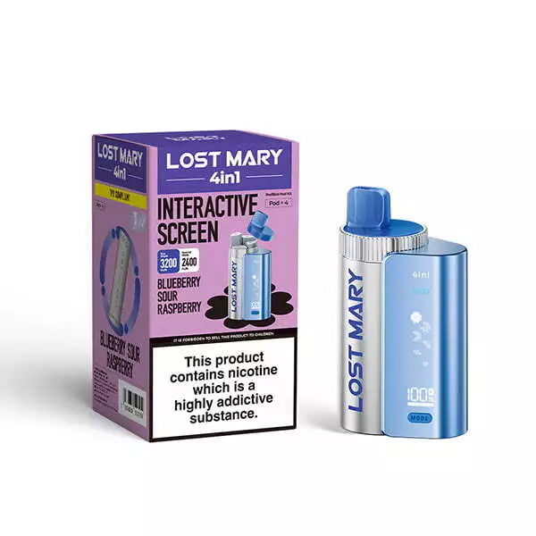 LOST MARY 4 in 1 Vape Twist Pod Kit 3200puff Pen | Replacement 20mg Nic Salt
