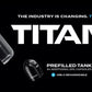 Titan 10K | Pre-Filled Pod Kit | 10,000 Puff | 20mg Nic Salt | 8x 2ml Pods