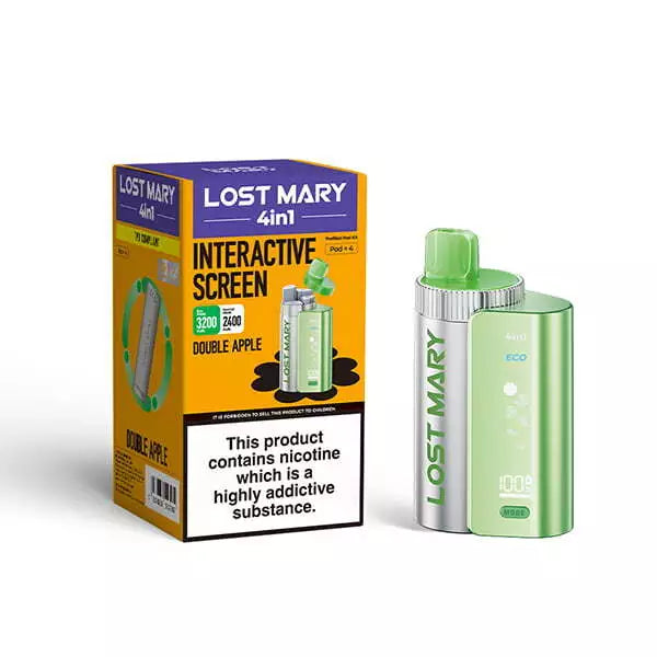 LOST MARY 4 in 1 Vape Twist Pod Kit 3200puff Pen | Replacement 20mg Nic Salt