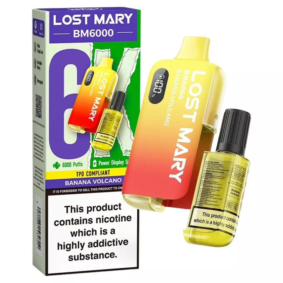 LOST MARY BM6000 RECHARGEABLE POD KIT 20MG
