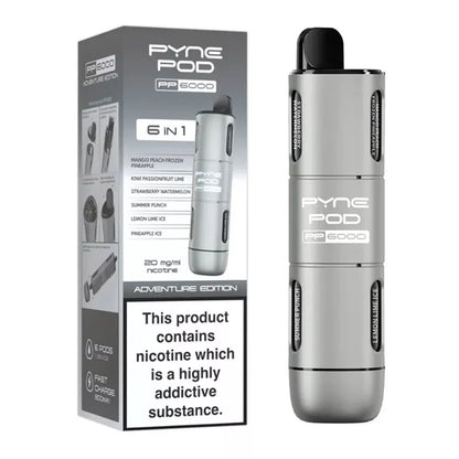 Pyne Pod PP6000 6-in-1 Vape 20mg - 6000 Puffs