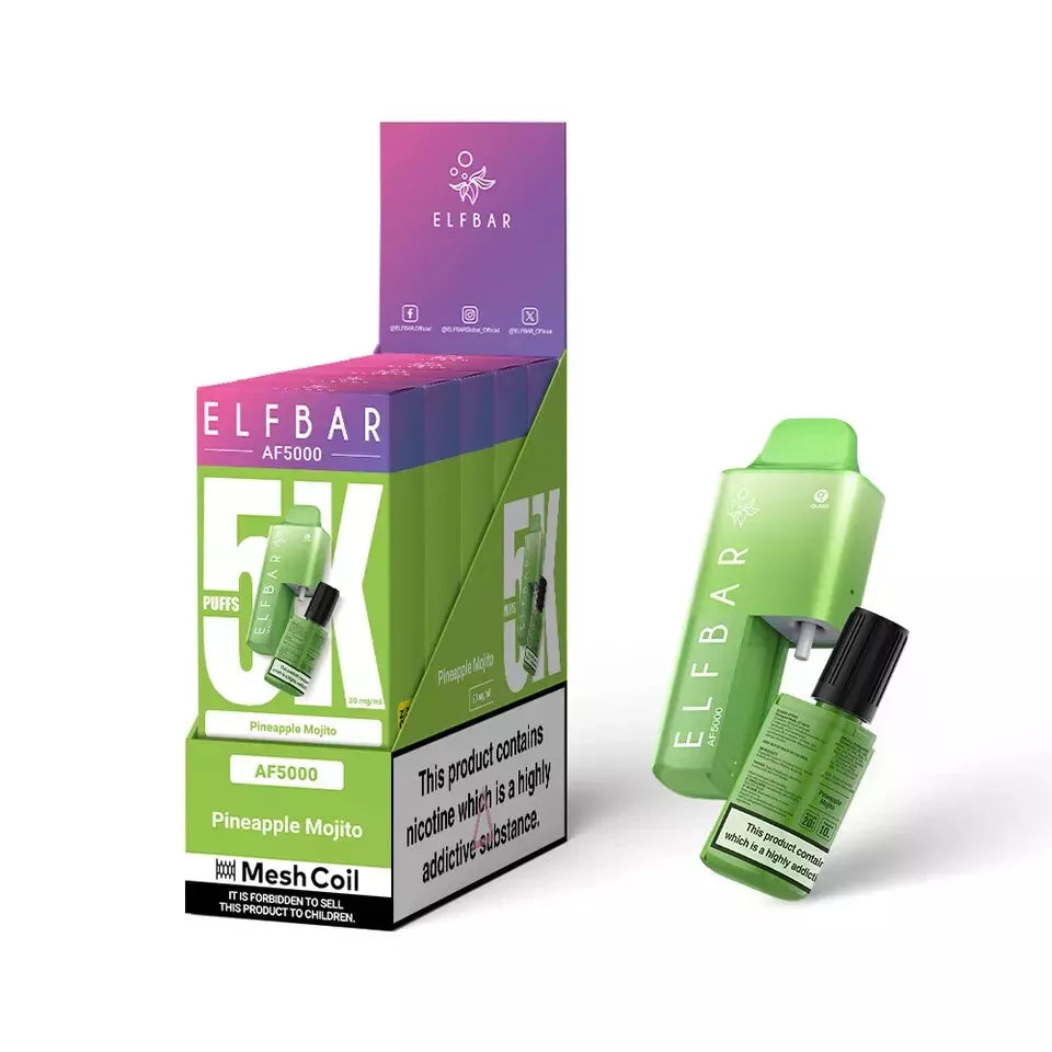 Elf Bar AF5000 - 5000 PUFF VAPE 20MG | Box of 5