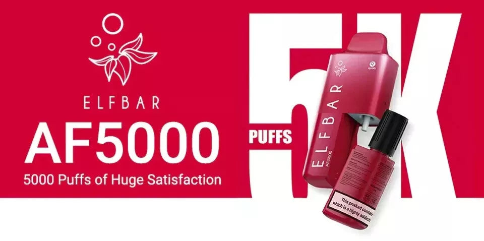 Elf Bar AF5000 - 5000 PUFF VAPE 20MG | Box of 5