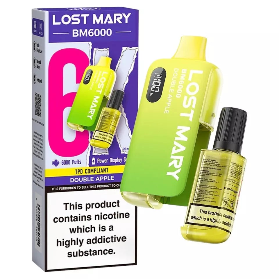 LOST MARY BM6000 RECHARGEABLE POD KIT 20MG