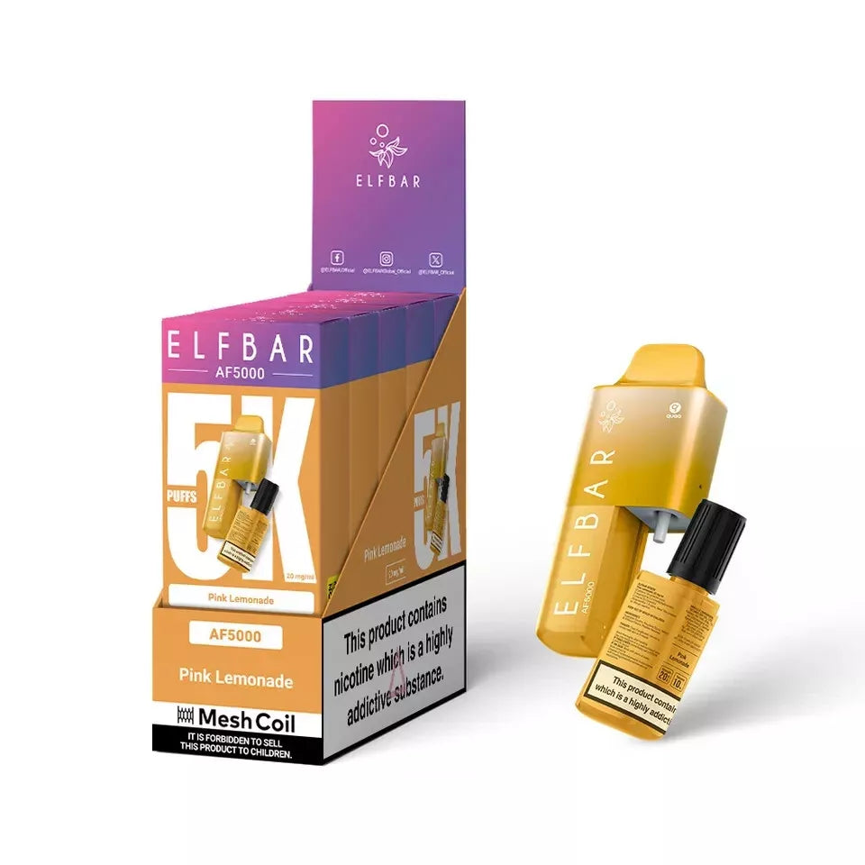 Elf Bar AF5000 - 5000 PUFF VAPE 20MG | Box of 5