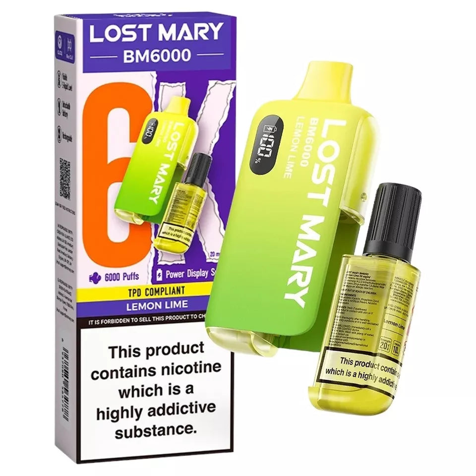 LOST MARY BM6000 RECHARGEABLE POD KIT 20MG