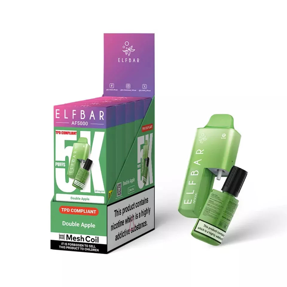 Elf Bar AF5000 - 5000 PUFF VAPE 20MG | Box of 5