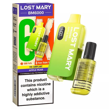 LOST MARY BM6000 RECHARGEABLE POD KIT 20MG