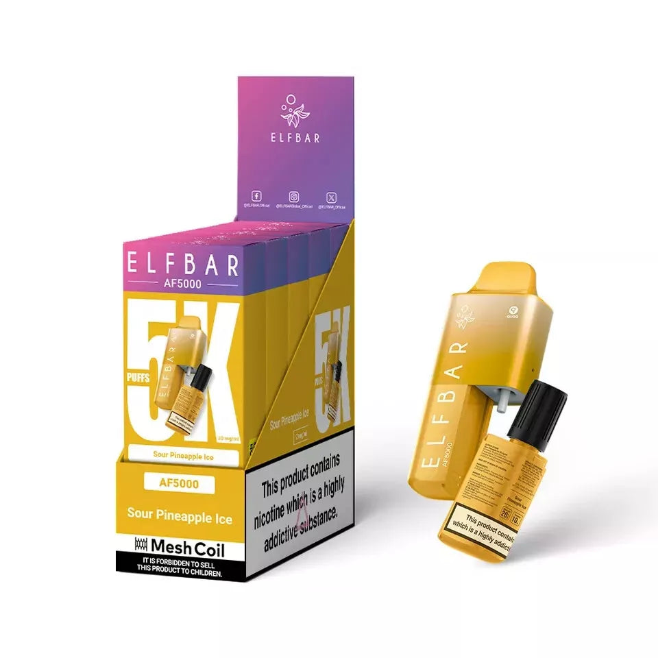 Elf Bar AF5000 - 5000 PUFF VAPE 20MG | Box of 5