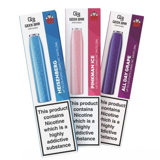 Geek Bar - Vampire Vape Edition - 20mg Nicotine Strength - 500mAh battery