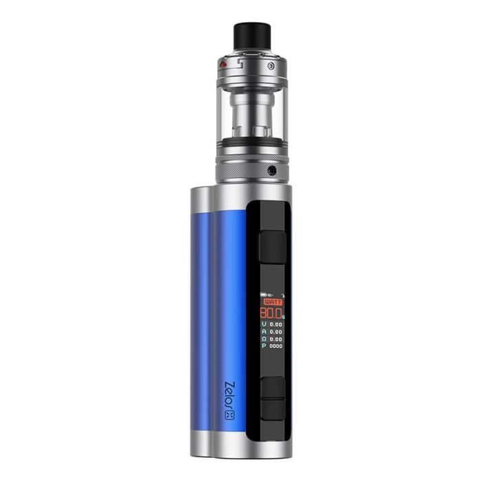 Aspire Zelos X Kit - Unleash Your Vaping Potential with 1-80W Wattage Range - External 18650 Battery