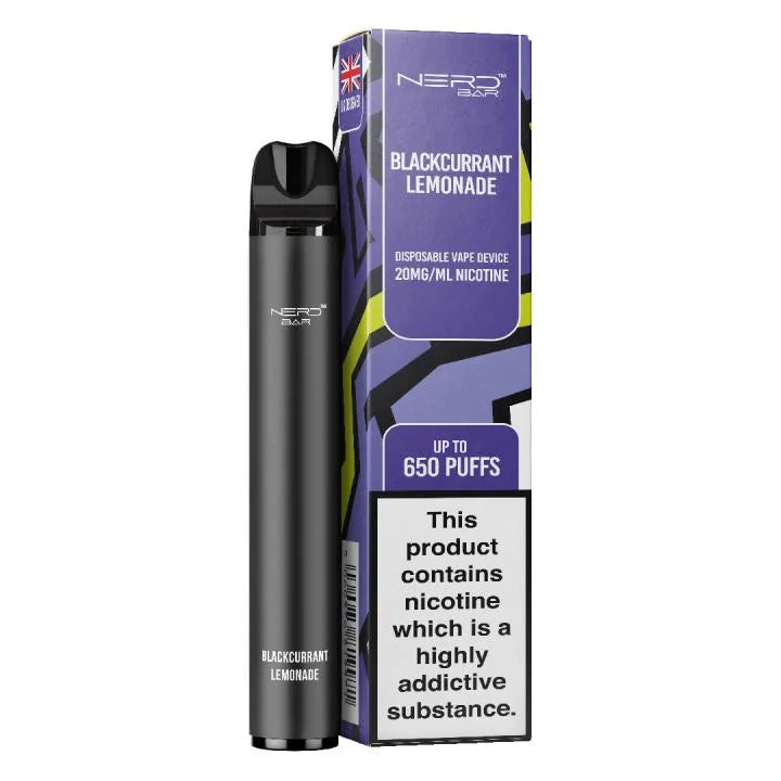 NERD BAR 650 Pen - 20mg Nicotine Strength - 650 Puffs - 550mAh Battery