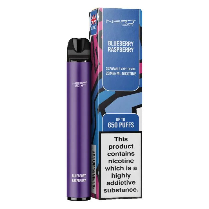 NERD BAR 650 Pen - 20mg Nicotine Strength - 650 Puffs - 550mAh Battery
