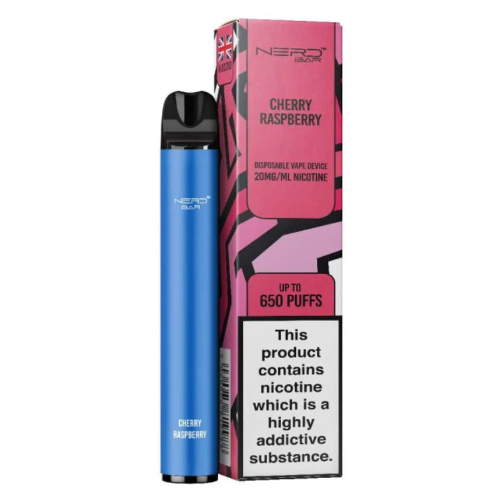 NERD BAR 650 Pen - 20mg Nicotine Strength - 650 Puffs - 550mAh Battery