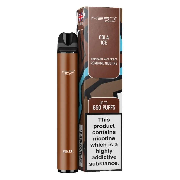 NERD BAR 650 Pen - 20mg Nicotine Strength - 650 Puffs - 550mAh Battery