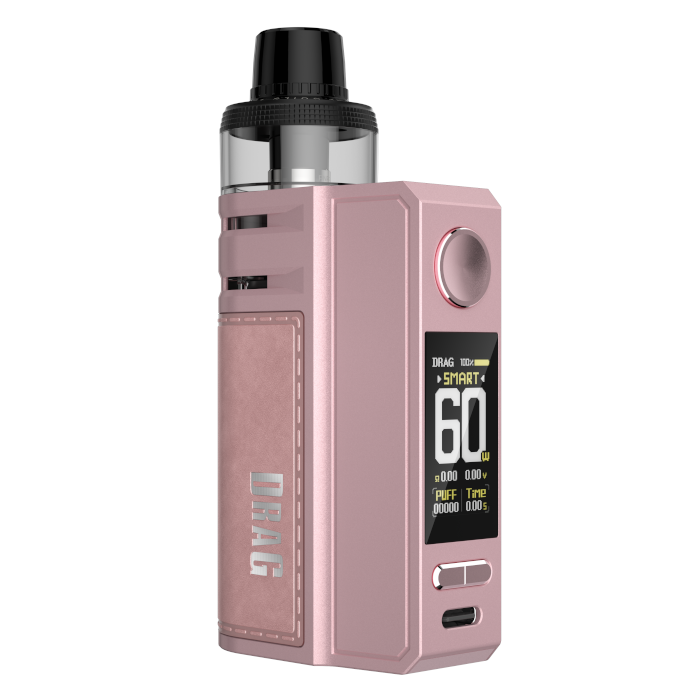 VooPoo Drag E60 Kit - Ultimate Vaping Performance 5W to 60W Output Range - Built-in 2550mAh Battery