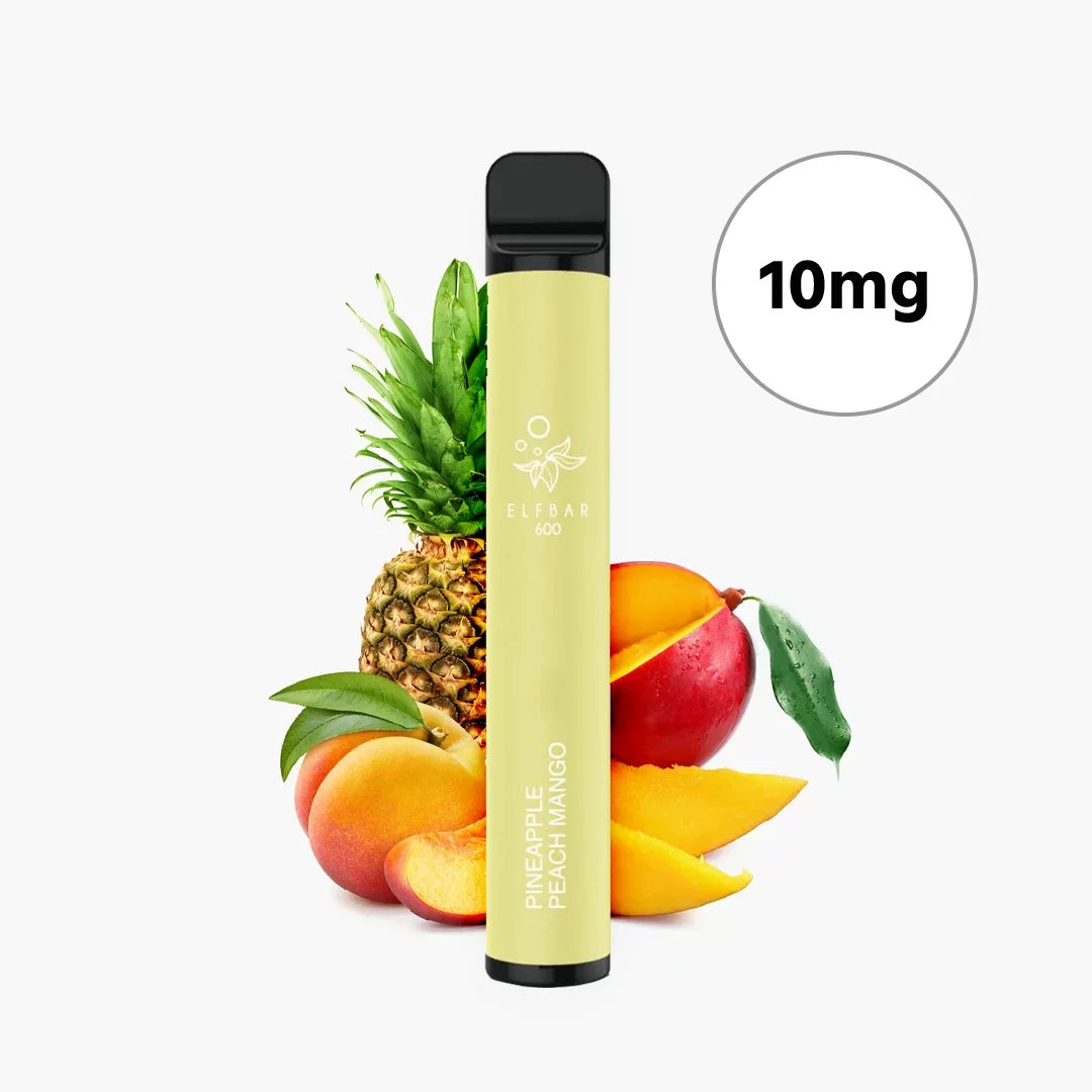 ELFBAR 600 Vape - 10mg Nicotine Strength - 550mAh Battery