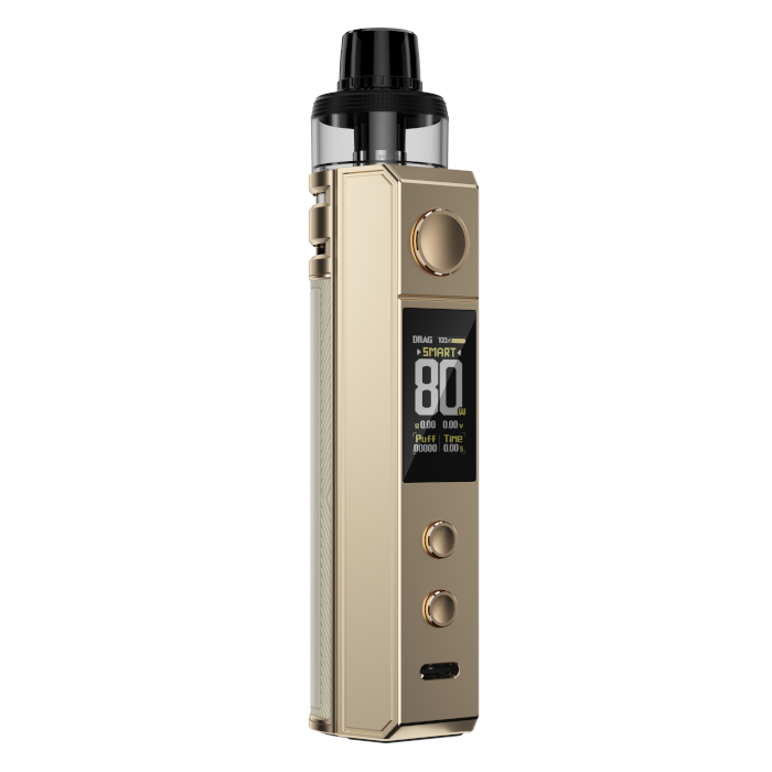 VooPoo Drag H80S Kit - Unleash Your Vaping Potential with 5W to 80W Power Output Range - 18650mAh Battery