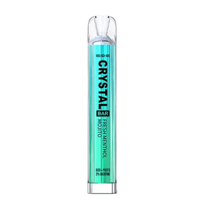 SKE Crystal Bar Vape - 20mg Nicotine Strength - 500mAh Battery - 11W Power - 1.2Ω Mesh Coil Technology