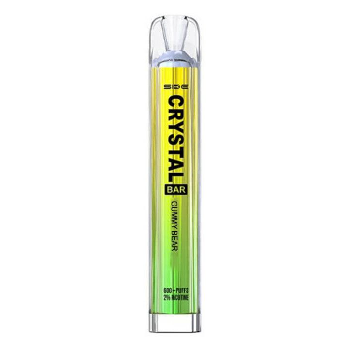 SKE Crystal Bar Vape - 20mg Nicotine Strength - 500mAh Battery - 11W Power - 1.2Ω Mesh Coil Technology