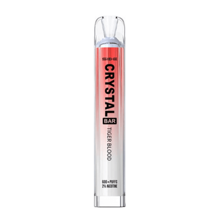 SKE Crystal Bar Vape - 20mg Nicotine Strength - 500mAh Battery - 11W Power - 1.2Ω Mesh Coil Technology